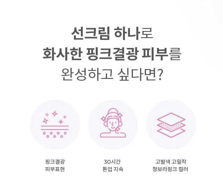 [후니언 공동개발] 미샤 글로우 스킨 틴티드 톤업선 30ml 상세페이지 3